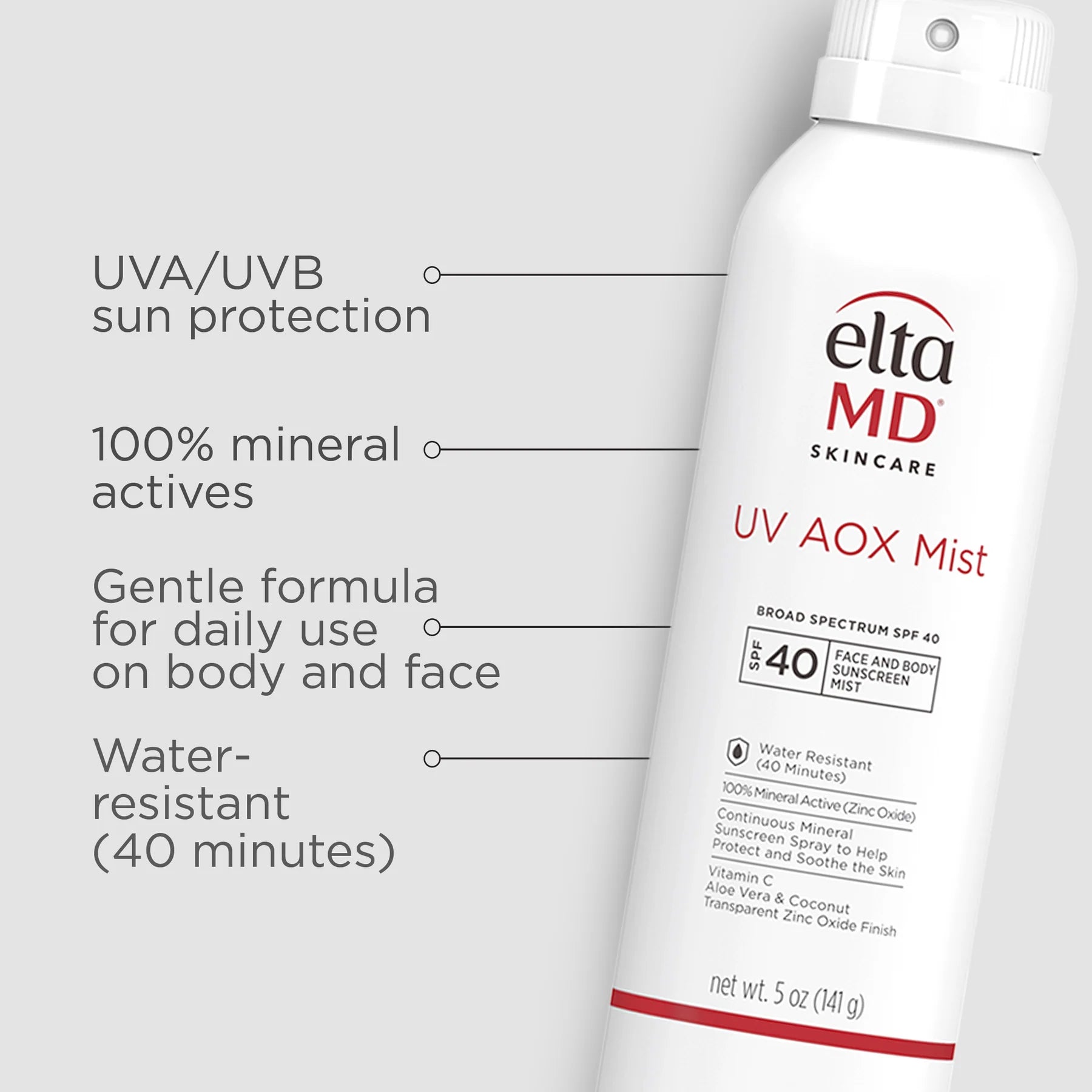 EltaMD AOX Mist Sunscreen SPF 40
